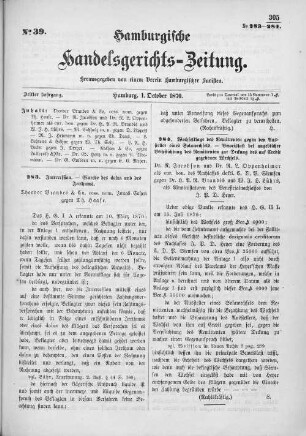 No. 39. 1. Oktober 1870