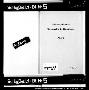 Rückständige Zahlungen des Wiesen- und Rottzinses aus dem Amt Bokeloh