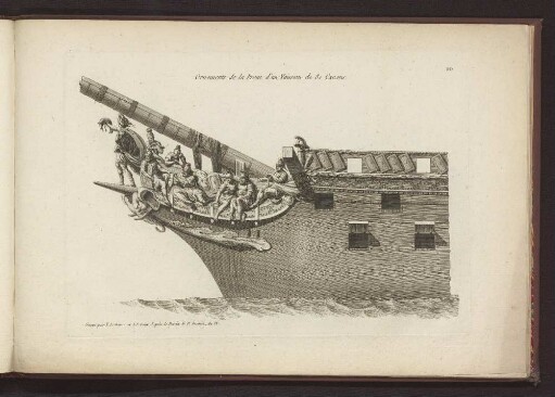 Ornements de la Proue d'un Vaisseau de 80 Canons.