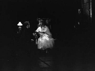 Szenenbilder aus "Messeschlager Gisela", Operette von Gerd Natschinski. Metropol-Theater Berlin, Oktober 1960