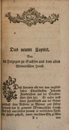 Der Sächsische Patriot, welcher aus den bewährtesten Nachrichten der studirenden Jugend die Politische Historie seines Vaterlandes in möglichster Kürze aufrichtig erzehlet. Neuntes Stück