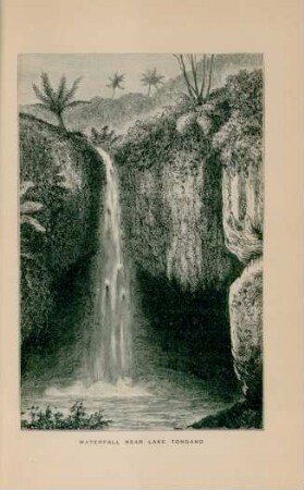 Waterfall near Lake Tondano