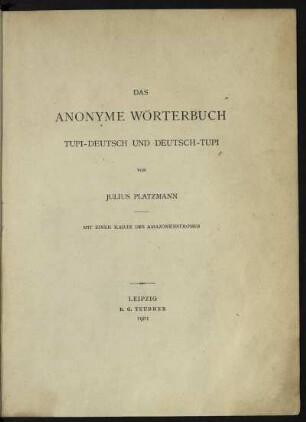 Th. 1: Tupi - Deutsch