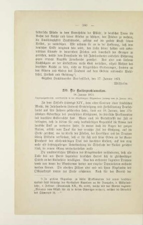 299. Die Kaiserproklamation