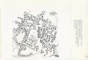Rathaus Emsdetten (Diplomarbeit bei Peter Poelzig): Lageplan 1:500