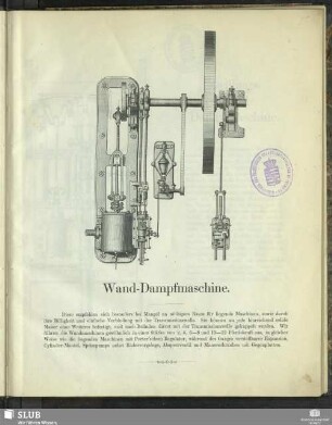 Wand-Dampfmaschine