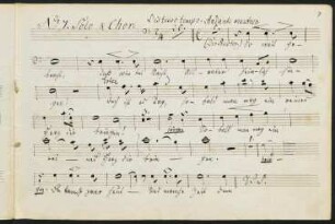 No. 7. Solo und Chor
