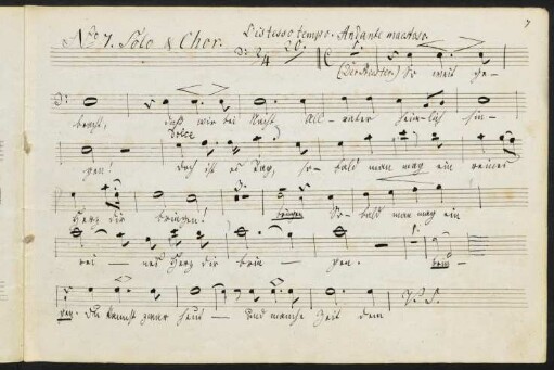 No. 7. Solo und Chor