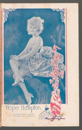 [Retrato fotográfico de] Hope Hampton : considerada como la belleza estatuaria de la pantalla