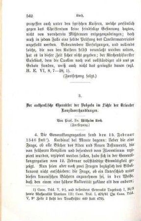 542-572 Der authentische Charakter der Vulgata im Lichte der Trienter Konzilsverhandlungen