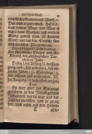 Hierauff folget IV. Judae intentio
