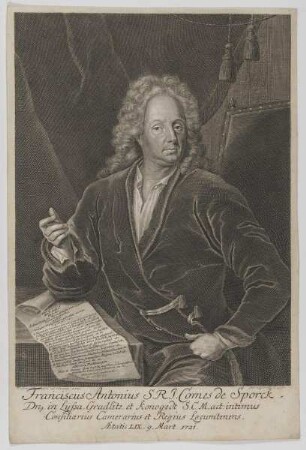 Bildnis des Franciscus Antonius de Sporck