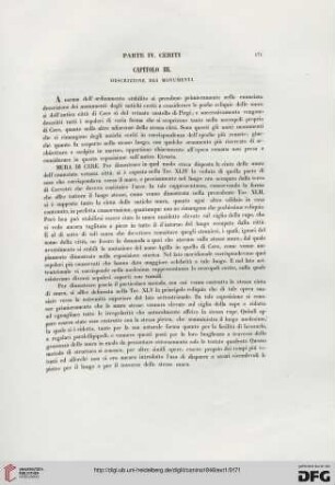 Capitolo III. Descrizione di monumenti