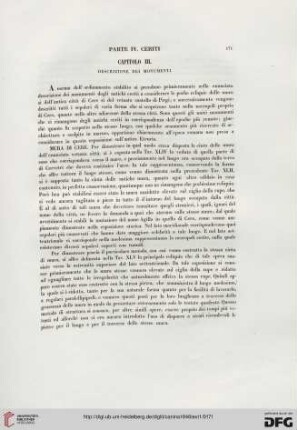 Capitolo III. Descrizione di monumenti