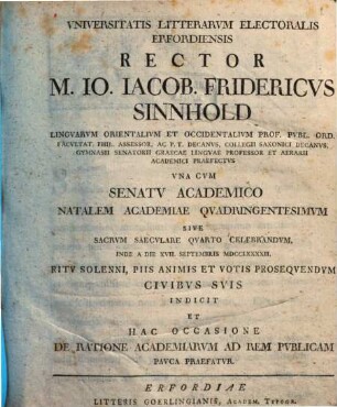 De ratione academiarum ad rem publicam