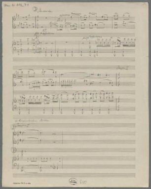 Sonatas, Excerpts, vl (2), pf, op.15a, LüdD p.443 - BSB Mus.N. 119,71 : [without title]