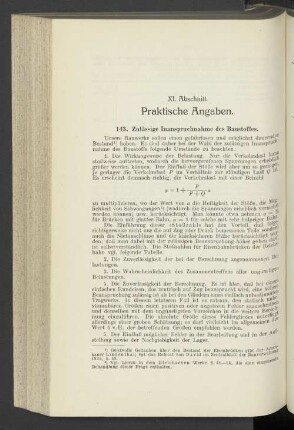 XI. Abschnitt. Praktische Aufgaben