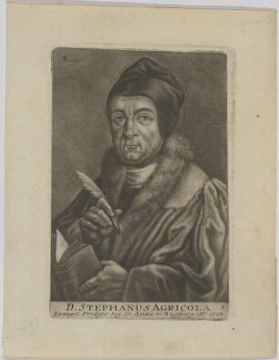 Bildnis des Stephanus Agricola
