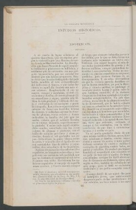 Estudios históricos. - Continua. : I. Xicotencatl.
