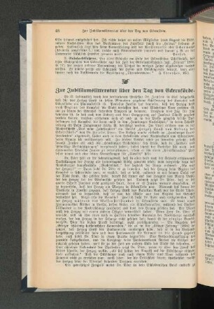 Zur Jubiläumslitteratur über den Tag von Eckernförde.