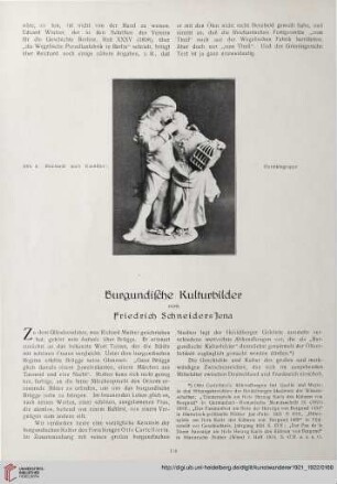 3/4: Burgundische Kulturbilder