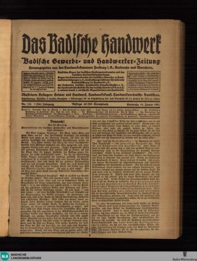 Titelseite einer Zeitung