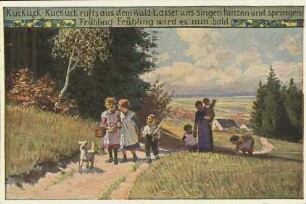 Kuckuck, Kuckuck rufts aus dem Wald [...]