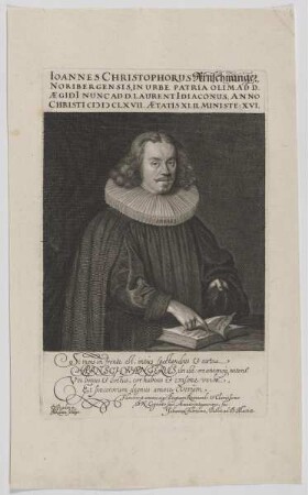 Bildnis des Ioannes Christophorus Arnschwanger