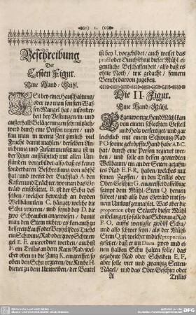 Beschreibung Der Ersten Figur.