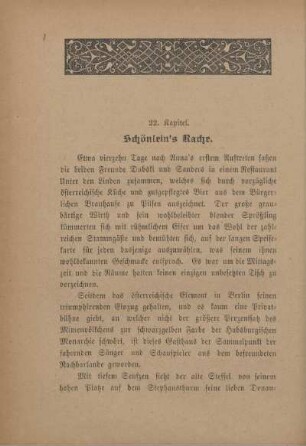 22. Kapitel. Schönlein's Rache