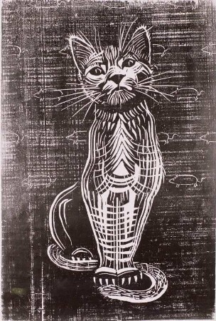Hungrige Katze