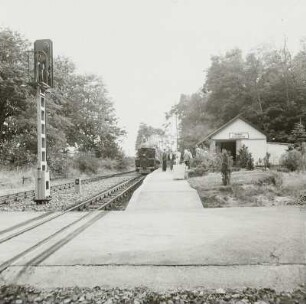 Ehem. Pioniereisenbahn am Bahnhof Friedenseiche