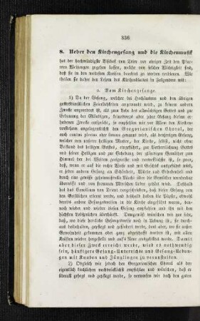 Ueber den Kirchengesang und die Kirchenmusik