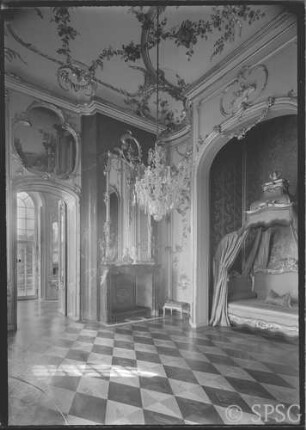 Potsdam, Neues Palais, Wohnung Friedrich II., Schlafzimmer, R.: 212.