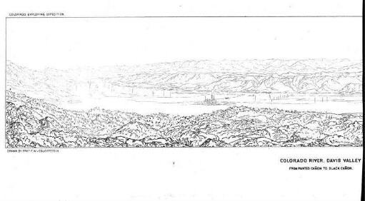 Colorado River. - Davis Valley. (From Painted Cañon to Black Cañon.)
