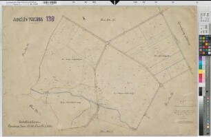 Ochtrup (Ochtrup), Gronau (Gronau), Umlegung des Rüenberger Venns, Urkarte II Gronau Flur 32
