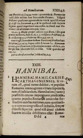 XXIII. Hannibal.