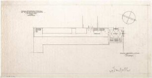 Gsaenger, Gustav; Schwarzach - St. Veit / Pongau (Österreich); Hauptschule - Tektur zur Luftschutzanlage, Luftschutzraum (Grundriss EG)