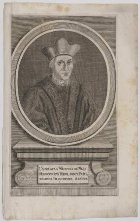 Bildnis des Conradus Wimpina de Fagis