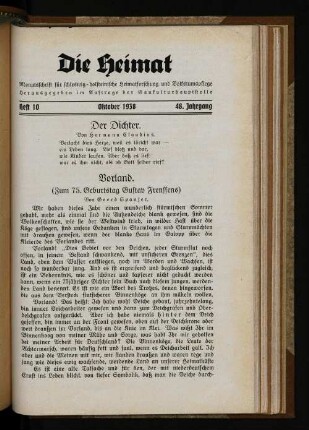 Der Dichter.
