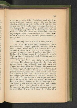 1. Die Naht von Gaillard.