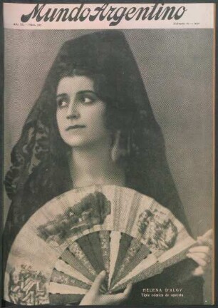 [Fotografía de] Helena D'Algy, tiple cómica de opereta