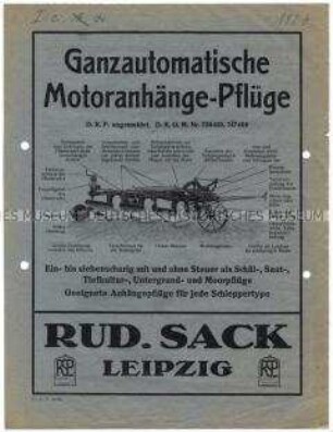 Automatische Motoranhängepflüge