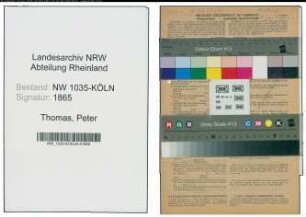Entnazifizierung Peter Thomas , geb. 17.03.1896 (Lokfuehrer)