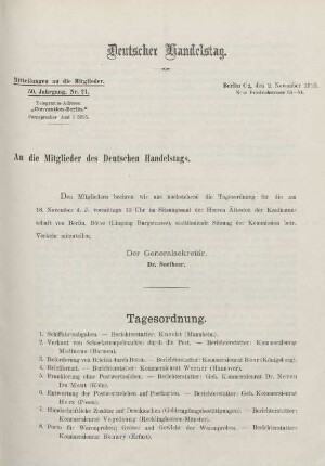 50. Jahrg. Nr. 21., ... den 2. November 1910