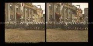 Ehreneskorte am Rathaus, Potsdam