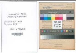 Entnazifizierung Aloysia Kladiva , geb. 01.10.1906 (Laborantin)