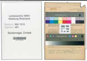Entnazifizierung Christel Spickernagel , geb. 04.01.1921 (Laborantin)