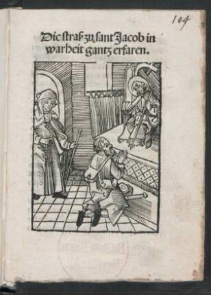 Die straß zu sant Jacob in || warheit gantz erfaren.||