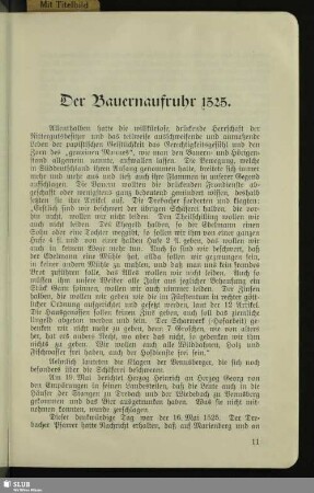 Der Bauernaufruhr 1525